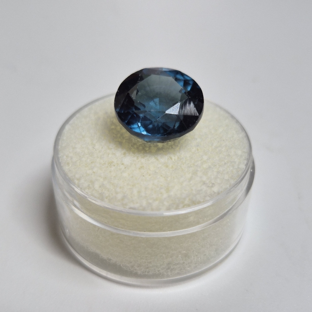 Natural Rare Blue-Green Indicolite Tourmaline Round Cut VVS 10.20ctw Unheated!